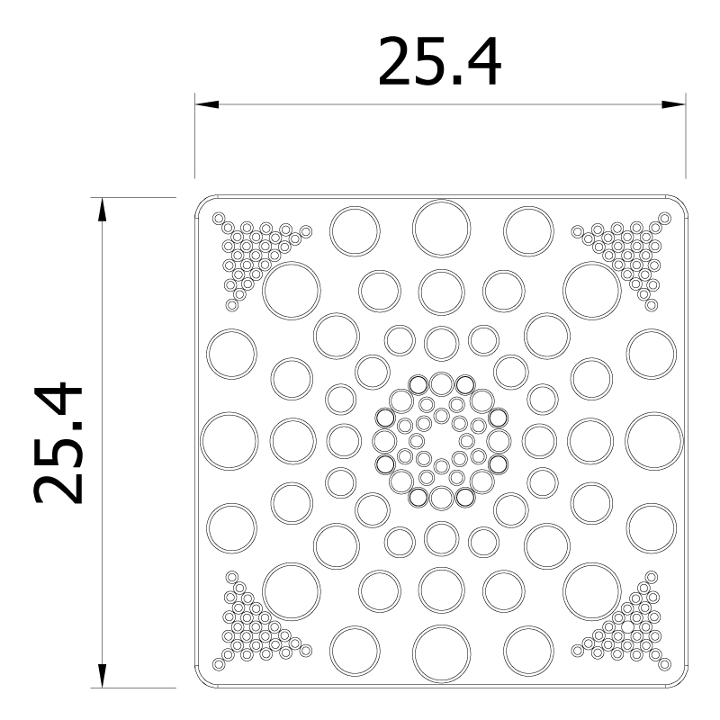 VedoNonVedo Cosmo dekoratives Element zur Einrichtung und Teilung von Räumen - blau transparent 4